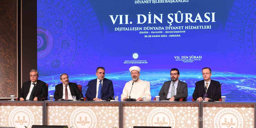 Diyanet İşleri Başkanı Erbaş, “7. Din Şurası” kararlarını açıkladı