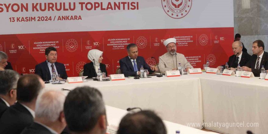 Diyanet İşleri Başkanı Erbaş: “Aileyi tehdit eden her türlü düşünce karşısında sağlam bir duruş sergilemek hayati bir sorumluluktur”