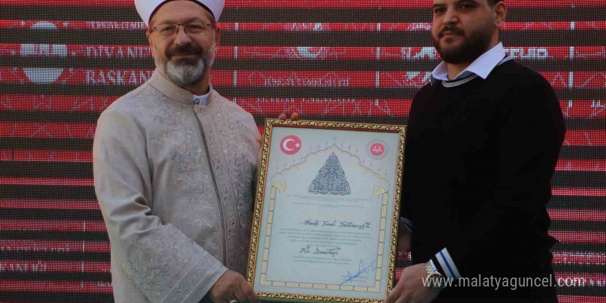 Diyanet İşleri Başkanı Erbaş, Hatay’da yapımı tamamlanan 40 caminin açılışını gerçekleştirdi