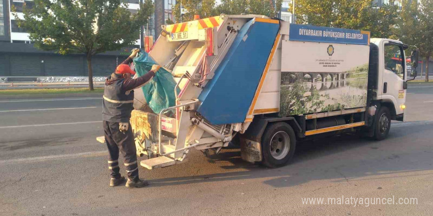 Diyarbakır’da çöp toplama saatleri güncellendi