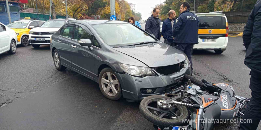 Diyarbakır’da trafik kazası: 1 yaralı