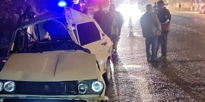 Doğanşehir’de tır ile otomobil çarpıştı: 1 yaralı