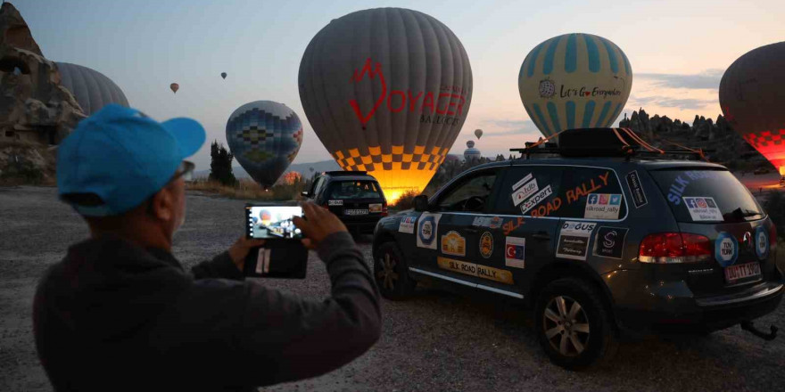 Doğu Batı Dostluk ve İpek Yolu Rallisi Kapadokya’ya ulaştı