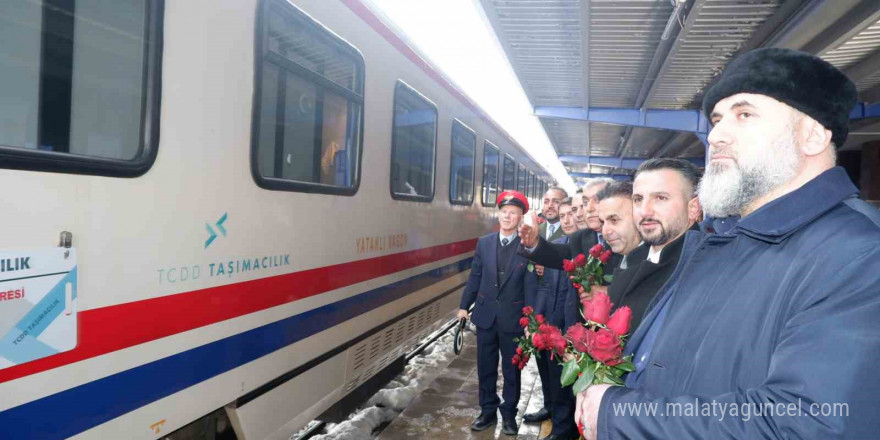 Doğu Ekspresi Erzurum durağında mola verdi