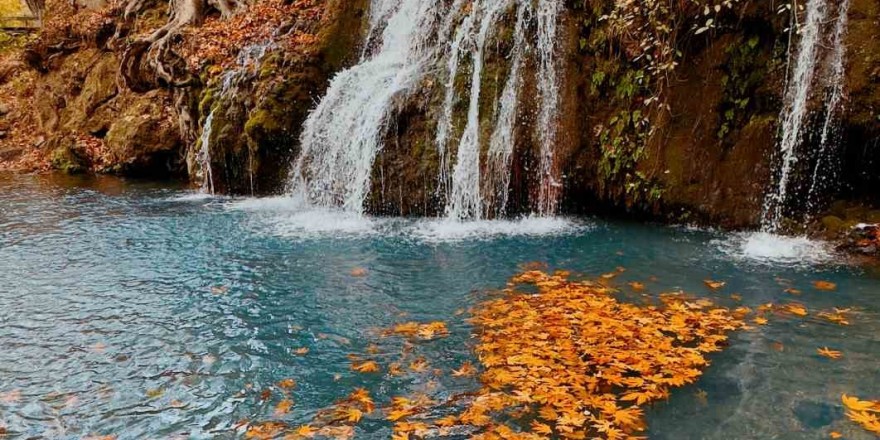 Döngel şelalesi görenleri kendine hayran bırakıyor