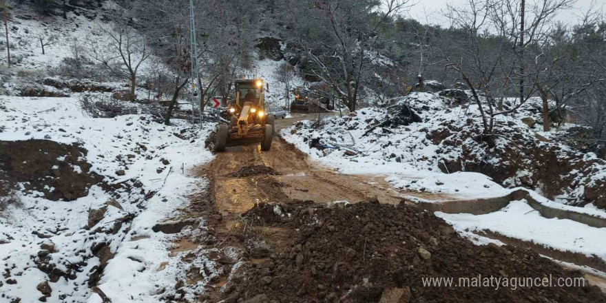 Dulkadiroğlu Belediyesi karla mücadelede seferberliği