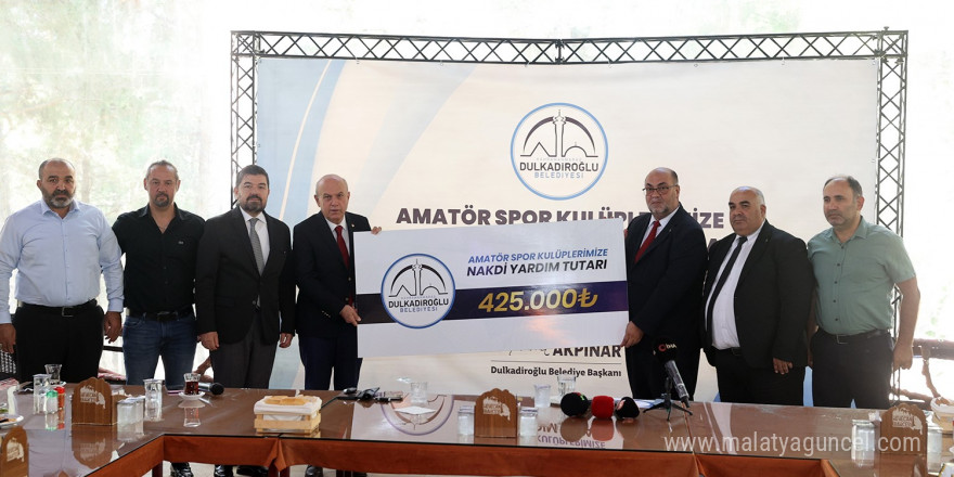 Dulkadiroğlu Belediyesi’nden amatör spora 425 bin lira destek