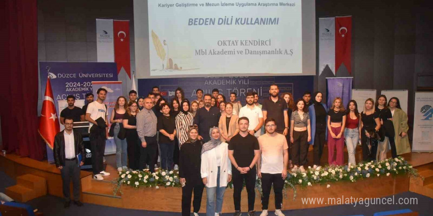 Düzce Üniversitesi beden dilini öğretti