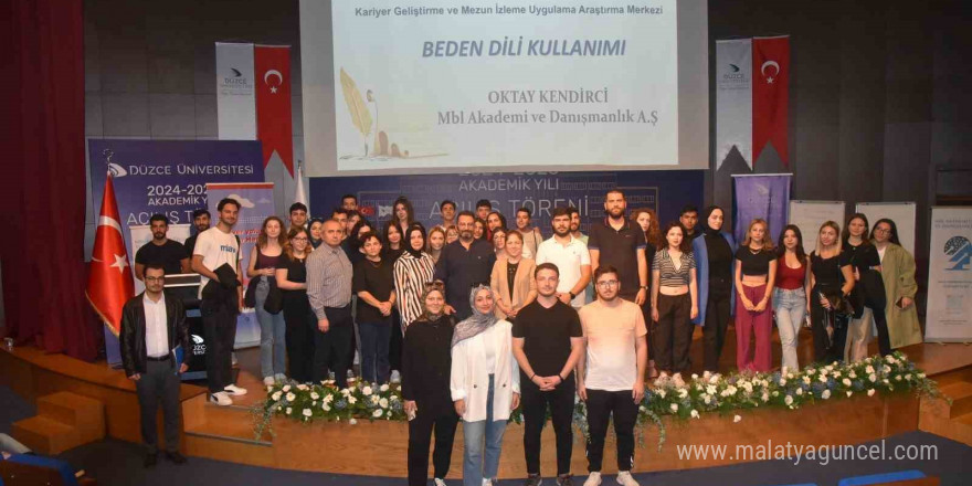 Düzce Üniversitesi’nde beden dili eğitimi gerçekleştirildi