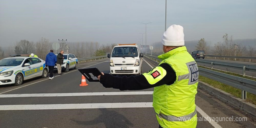 Düzce’de 147 araç trafikten men edildi