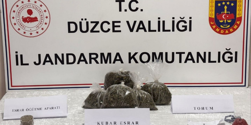 Düzce’de jandarmadan uyuşturucu operasyonu: 1 kişi tutuklandı