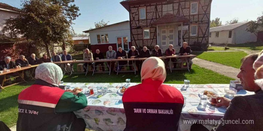 Düzce’de tarım sahada çiftçi buluşmaları devam ediyor