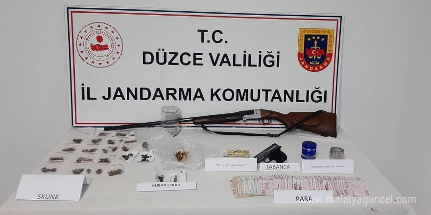 Düzce’de uyuşturucu operasyonu: 2 kişi tutuklandı