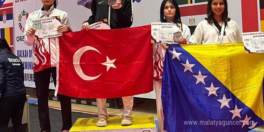 Düzceli sporcu Leyla Özkan Balkan ikincisi oldu