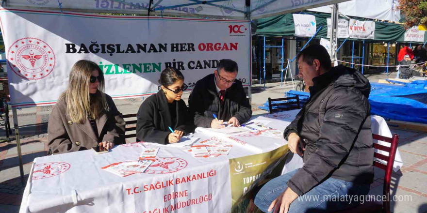 Edirne’de organ bağışının önemine dikkat çekildi