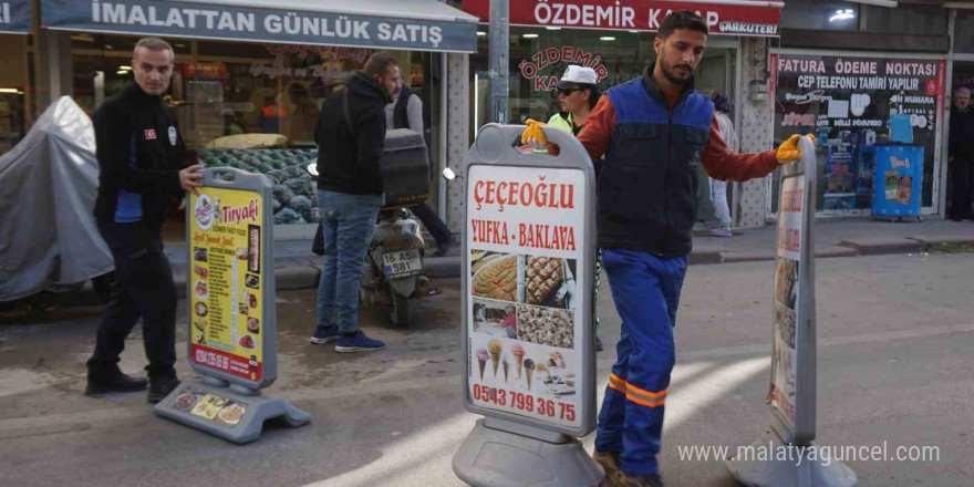 Edirne’de polis ve zabıta ekiplerinden duba uygulaması