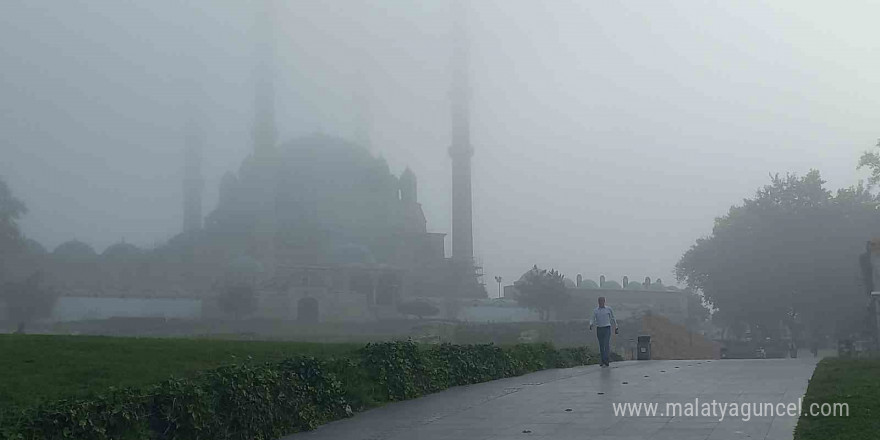 Edirne’de sonbaharın ilk sisi etkili oluyor