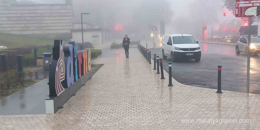 Edirne’yi sis kapladı