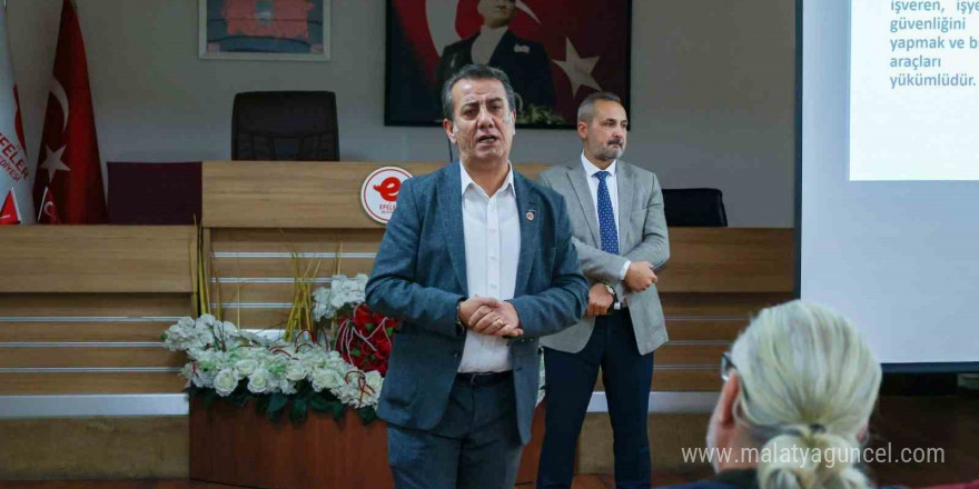 Efeler’de iş güvenliği sağlığı eğitimi verildi