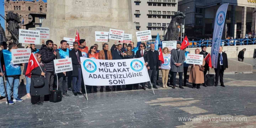 Eğitim Gücü Sen’den 'mülakat mağduru öğretmenler' için basın açıklaması