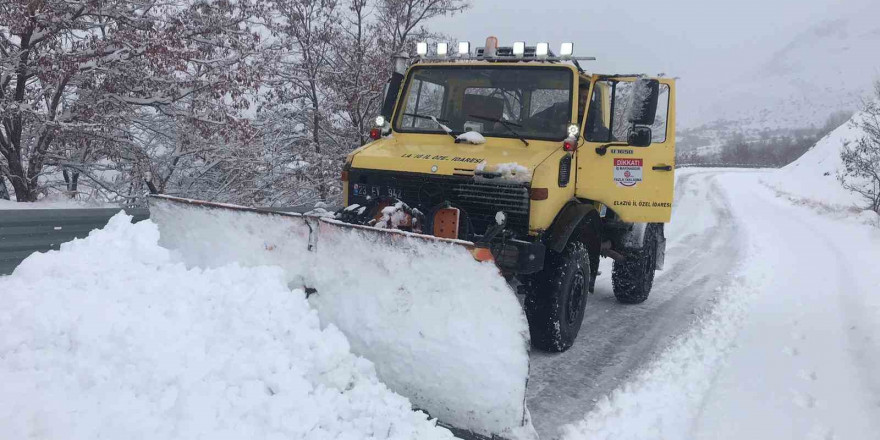 Elazığ’da 337 köy yolu ulaşıma açıldı