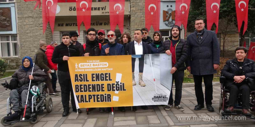 Elazığ’da “ Beyaz Baston Dünya Görme Engelli Haftası” etkinliği