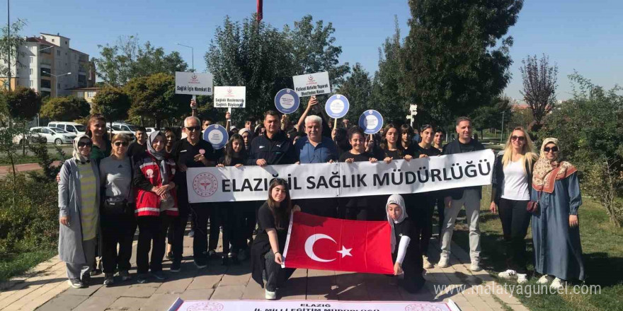 Elazığ’da Dünya Yürüyüş Günü etkinlikleri