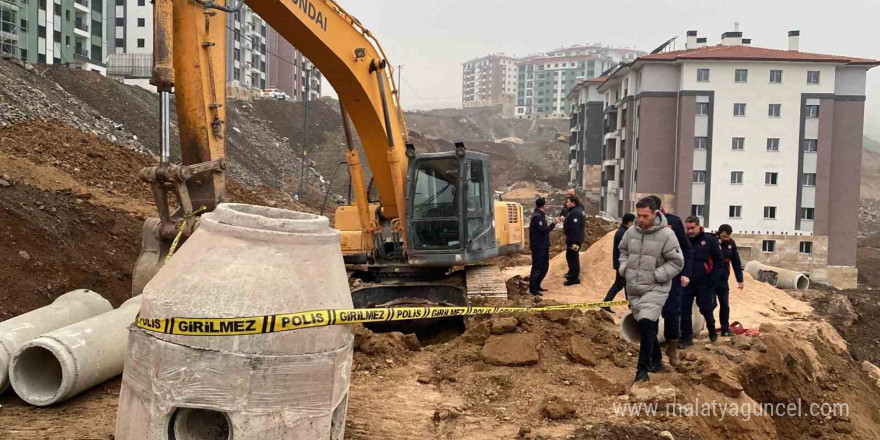 Elazığ’da inşaat alanında göçük: 1 ölü