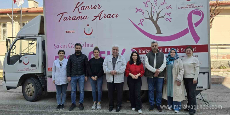 Elazığ’da kanser tarama hizmetleri sürüyor