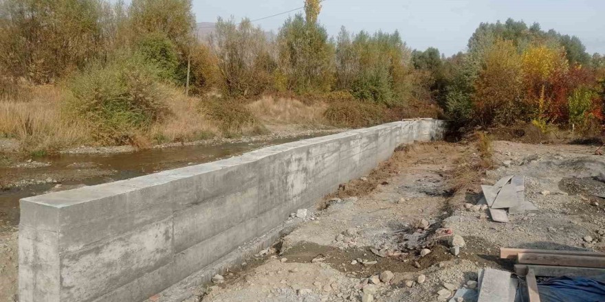 Elazığ’da sulama tesisi çalışmaları sürüyor