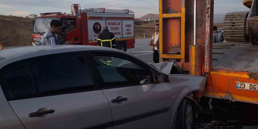 Elazığ’da trafik kazası: 2 yaralı