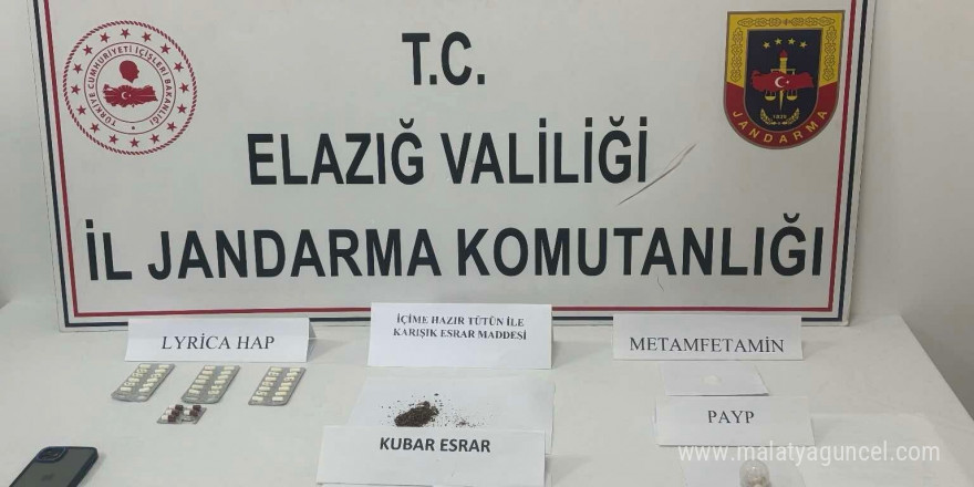 Elazığ’da uyuşturucu operasyonu: 1 gözaltı