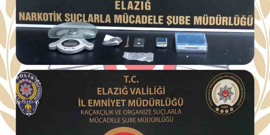 Elazığ’da uyuşturucuyla mücadele: 4 tutuklama