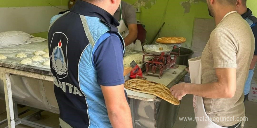 Elazığ’da zabıta ekipleri market, fırın ve kasapları denetledi