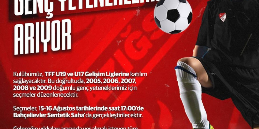 Elazığspor alt yapı seçmeleri yapacak