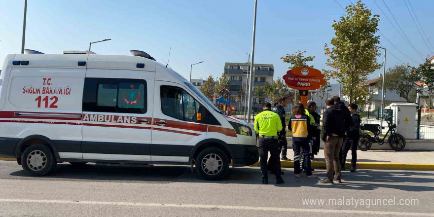 Elektrikli bisikletten düşen 2 çocuk yaralandı