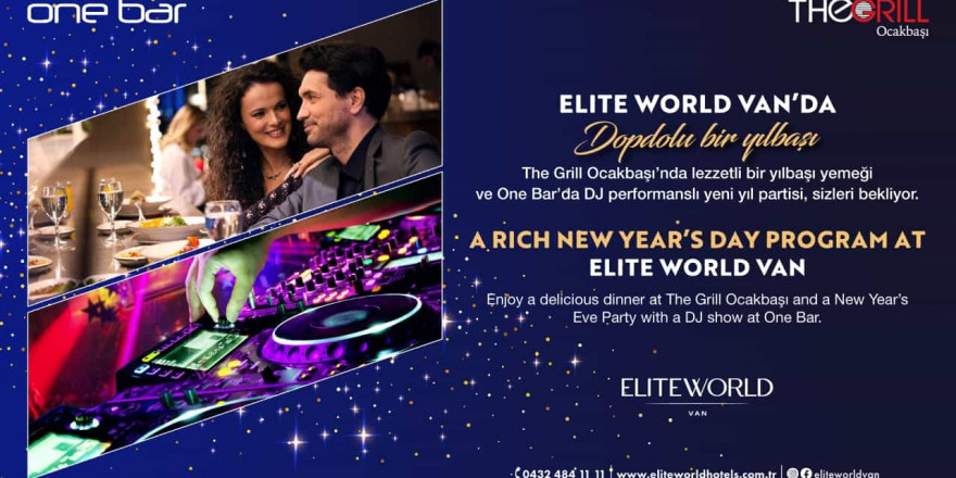 Elite World Van Hotel’den muhteşem yılbaşı programı