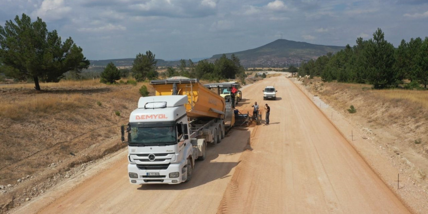 Emet-Tavşanlı karayolu yapımında sona gelindi