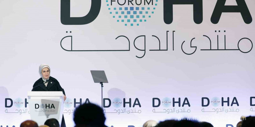 Emine Erdoğan, Doha Forum 2024 programında konuştu: