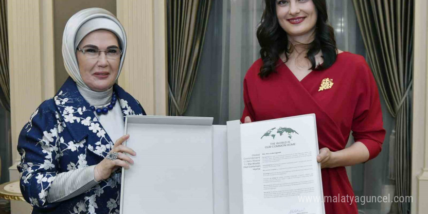 Emine Erdoğan, Karadağ Cumhurbaşkanı’nın eşi Milena Milatoviç ile bir araya geldi