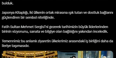 Emine Erdoğan’dan Japonya Veliaht Prensesi Akishino ile görüşmesine ilişkin paylaşım: