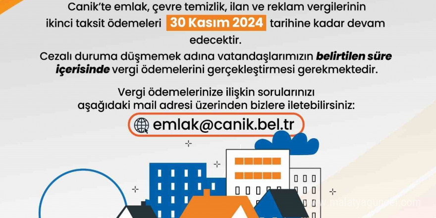 Emlak ve ÇTV’de son gün 30 Kasım