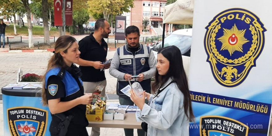 Emniyet ekiplerinden öğrencileri bilinçlendirme platformu