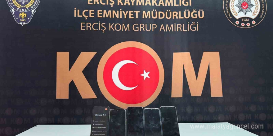 Erciş’te kaçakçılık operasyonu