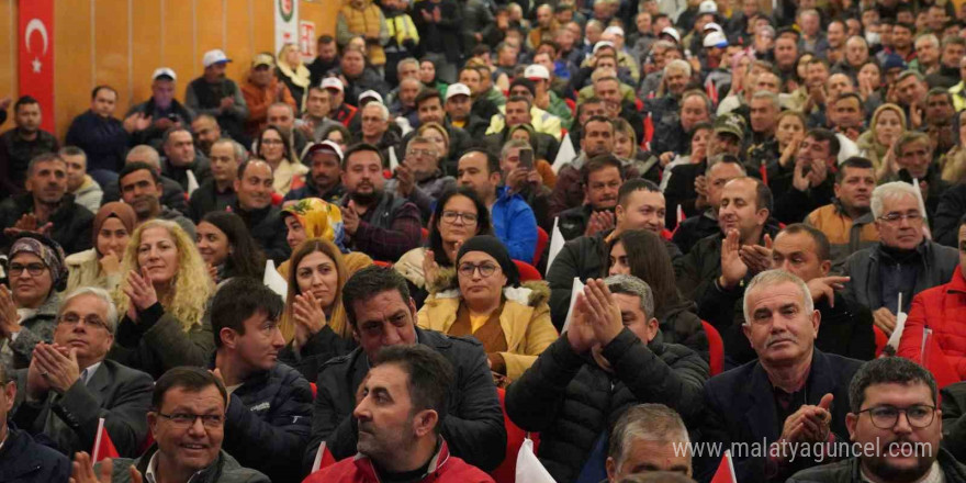 Erdemli’de toplu iş sözleşmesi sevinci: Evleneceklere 20 bin TL nakit destek