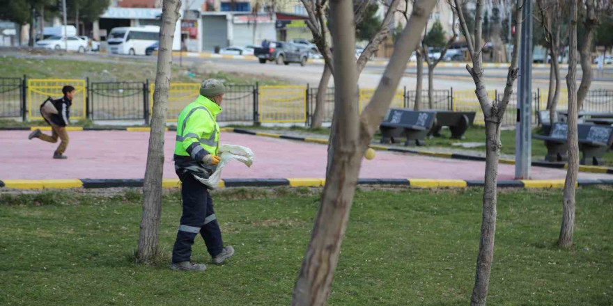 Ergani’de park ve yeşil alan çalışması