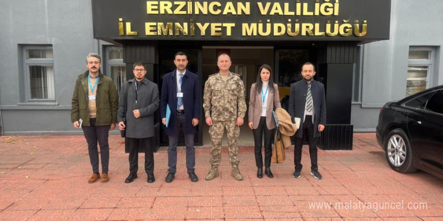 Erzincan İl Emniyet Müdürlüğü nezarethanelerine habersiz ziyaret