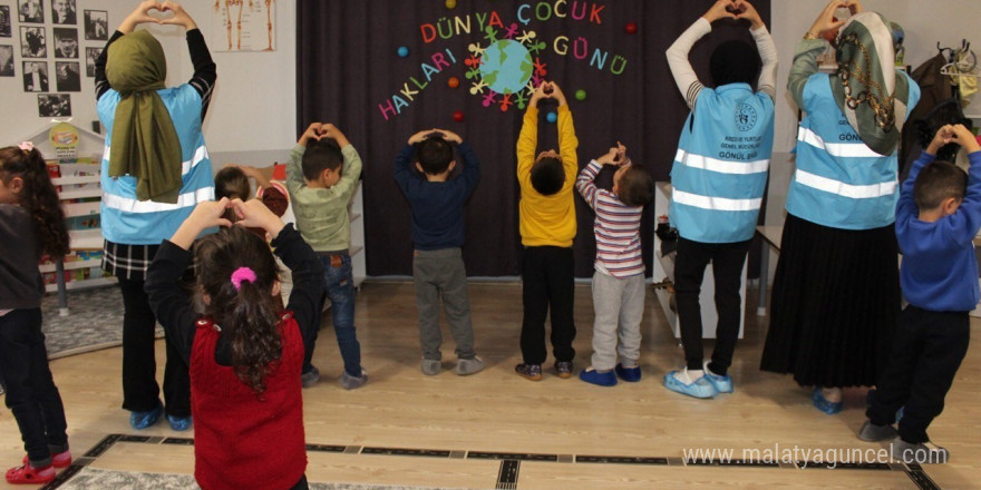 Erzincan Öğrenci Yurdundan Dünya Çocuk Hakları günü etkinliği