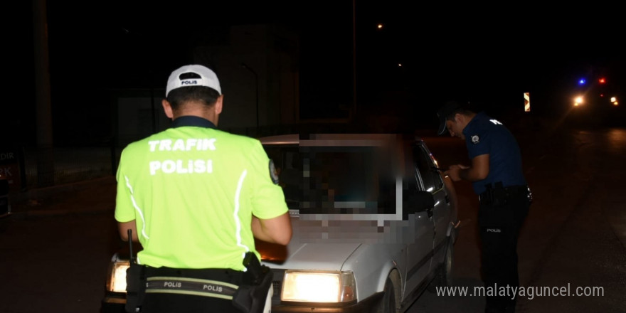 Erzincan’da alkollü sürücülere sıkı denetim