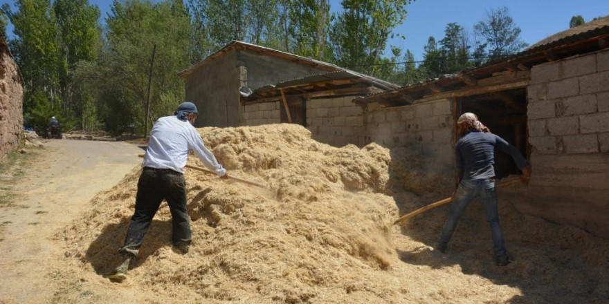 Erzincan’da çiftçiler kış için son hazırlıklarını tamamlıyor